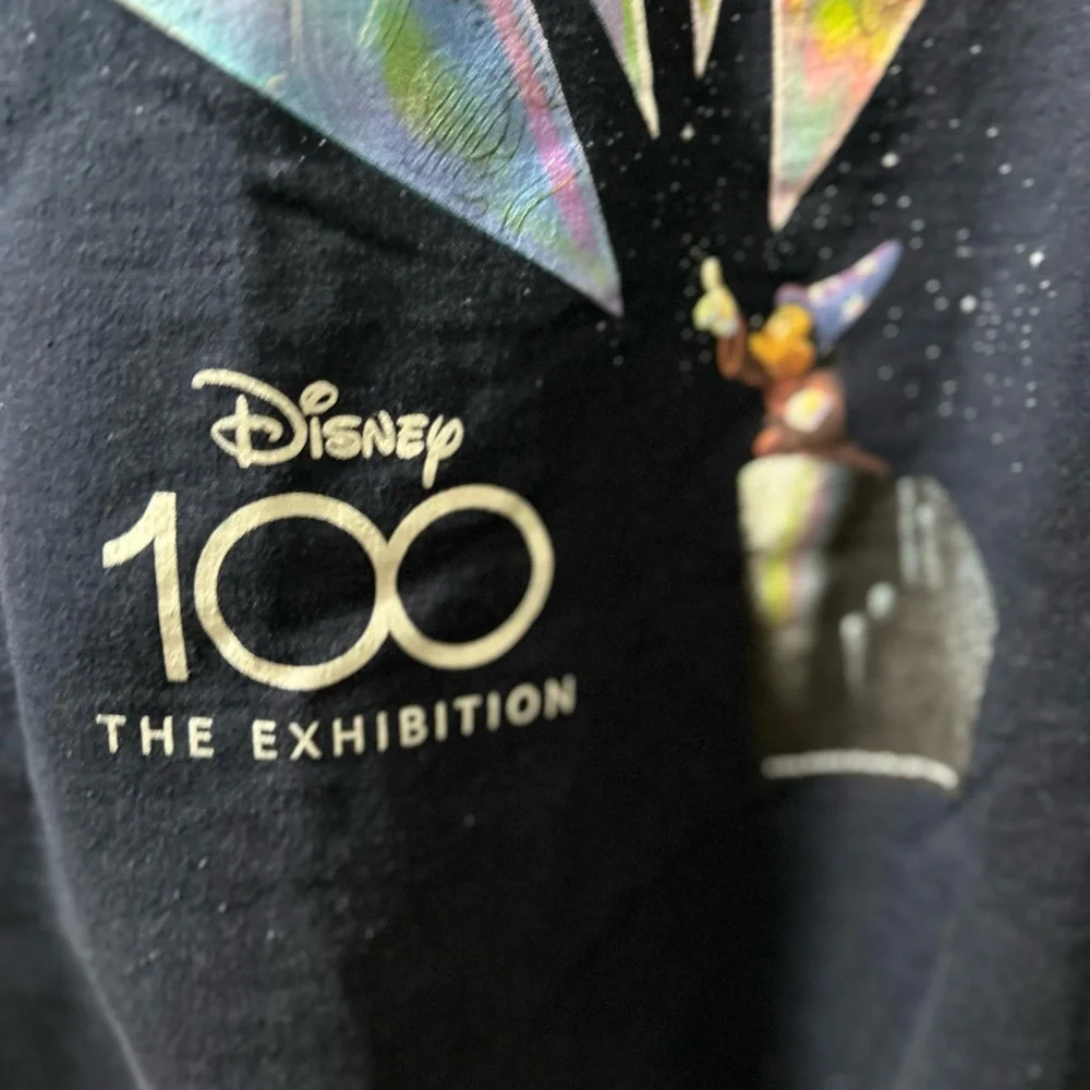 Disney Dark Blue 100 Exibition Hoodie - Picture 7 of 9